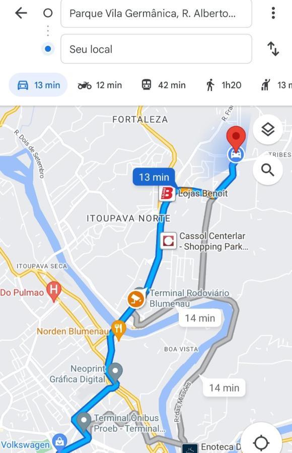 בלומנאו Lindo Espaco Inteiro Oktoberfest C/ Churrasqueira. מראה חיצוני תמונה